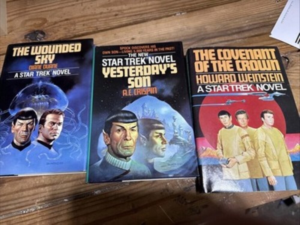 Lot of 3 Vintage Classic Star Trek The Book Club Editions From The 1980s